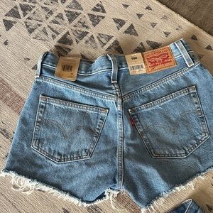 Levi's Classic Blue Jean Shorts 501 for Women